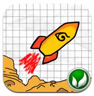 A Doodle Fly – Fly to Mars gratis para iPhone y iPod Touch