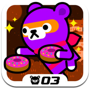 Donut Ninja – Tappi Bear, gratis para iPhone y iPod Touch