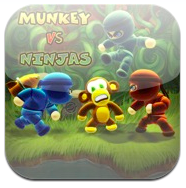 Munkey Vs Ninjas, en descarga gratuita limitada para iPhone en la App Store